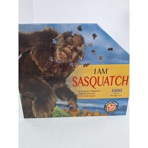 Madd Capp I AM SASQUATCH 1000 Piece Creature Shaped Jigsaw Puzzle Poster Size
